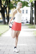 Junge Frau beim Sport