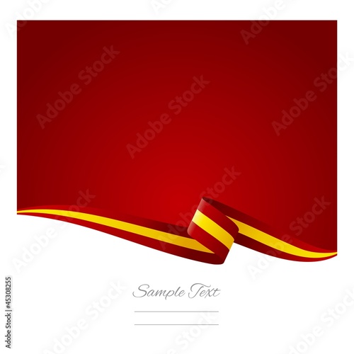Vector: Abstract color background Spanish flag Abstract color background Spanish flag