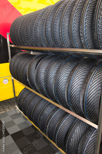 Photo: Rack tires Rack tires