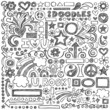 Sketchy Notebook Doodles Vector Design Elements Illustration