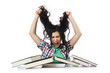 Student preparing for the exams