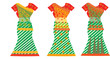 Vektor: Indian Dresses, illustration Indian Dresses, illustration