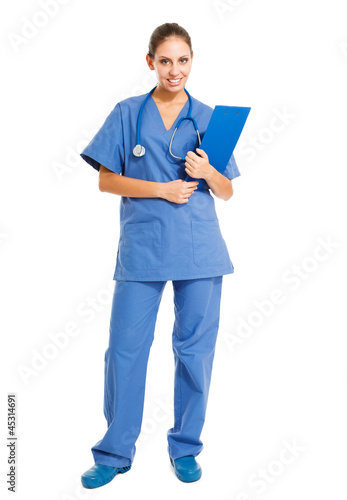 Photo: Beautiful nurse portrait Beautiful nurse portrait