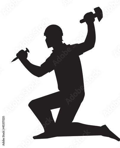 Vector: Mine worker, illustration Mine worker, illustration