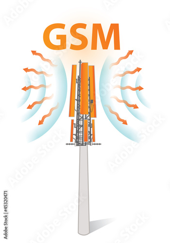 Vector: boutons, antenne LTE, GSM boutons, antenne LTE, GSM