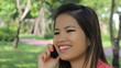Video: Pretty Asian Girl Having A Happy Cell Phone Call Pretty Asian Girl Having A Happy Cell Phone Call