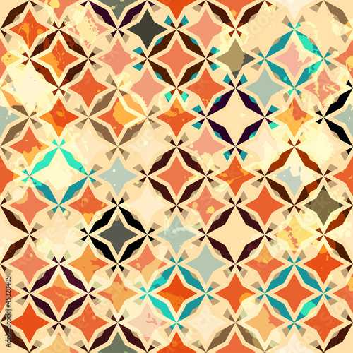 Vector: abstract vintage star seamless abstract vintage star seamless