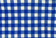 Blau weißer Stoff