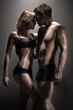 Sexy young passionate couple