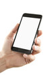 Blank smart phone with clipping path for the screen
