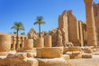 Ancient ruins of Karnak temple in Egypt