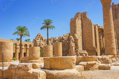 Photo: Ancient ruins of Karnak temple in Egypt Ancient ruins of Karnak temple in Egypt