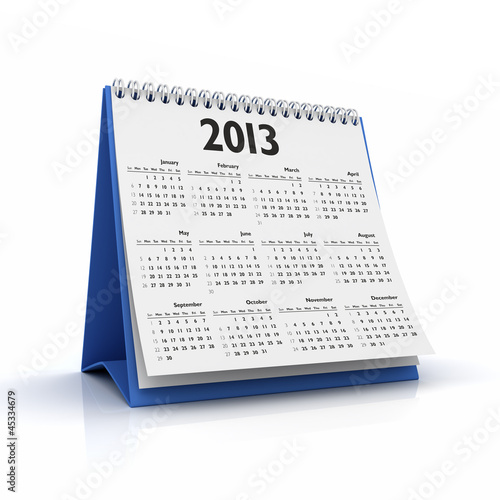 Illustration: Calendar 2013 Calendar 2013