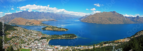 Photo: Queenstown, resort town in Otago in South island of New Zealand Queenstown, resort town in Otago in South island of New Zealand
