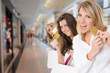 Girls shopping