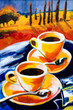 Two cups of coffee