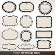 Vector: Vector Frame labels Set ornamental vintage decoration Vector Frame labels Set ornamental vintage decoration