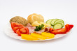 Frühstück, Teller, Gesunde Ernährung