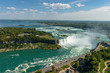Niagara Falls view from Skylon Tower platform