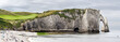 Cliffs of Etretat Panorama, Normandy, France