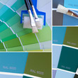 Photo: Nuancier ton vert & bleu Nuancier ton vert & bleu