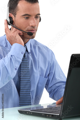 Photo: A hard-working professional A hard-working professional