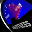 Awarenes Fuel Gauge Aware Rising Improving Knowledge