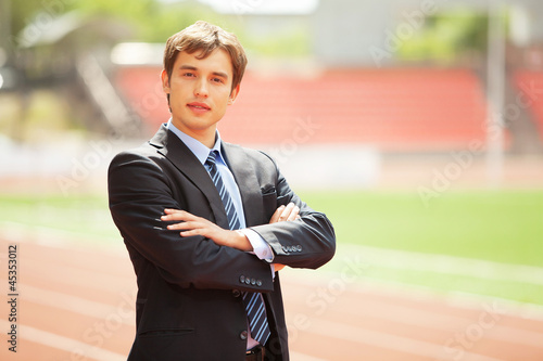 Photo: Portrait of a businessman, Outdoor Portrait of a businessman, Outdoor