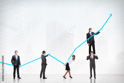 Photo: Business Growth And Success Graph Business Growth And Success Graph
