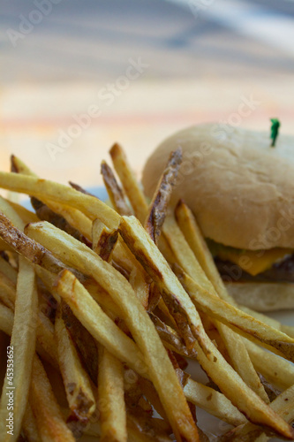 Photo: French Fries and a Cheeseburger French Fries and a Cheeseburger