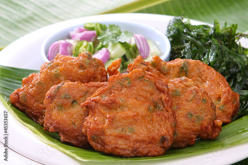 Photo: Fried Fish Cakes Thai Food Fried Fish Cakes Thai Food