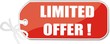 étiquette limited offer
