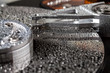 Photo: Hard disk drive with water drops. Hard disk drive with water drops.