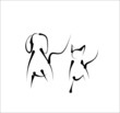 simple sketch - cat & dog