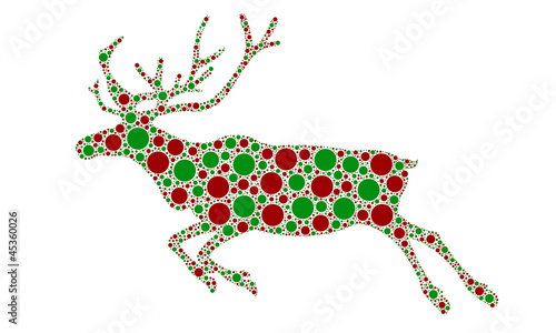 Vector: reindeer reindeer
