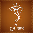 Creative shiny illustration of Hindu Lord Ganesha. EPS 10