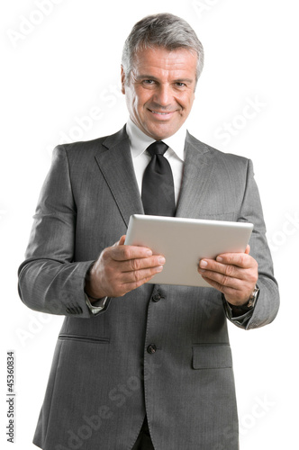 Photo: Businessman with digital tablet Businessman with digital tablet