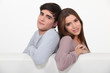 couple sitting on the couch