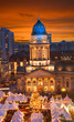 Foto: berlin gendarmenmarkt christmas sunset berlin gendarmenmarkt christmas sunset