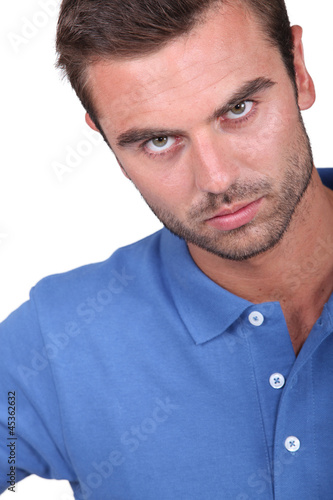 Photo: Man looking angry Man looking angry