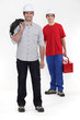 A team of tradesmen