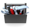 Black toolbox