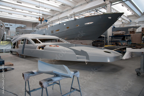 Photo: Italian shipyard Italian shipyard