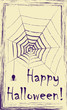 Postcard With Purple Drawing O...