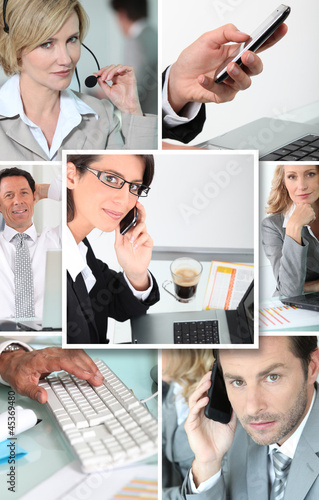 Photo: Business people at work Business people at work