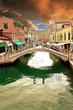 Bridge on the canal in Venice