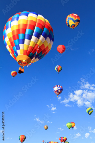 Photo: colorful hot air balloons colorful hot air balloons