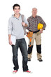 Student and woodworker