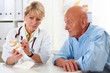 Patient in der Arztpraxis