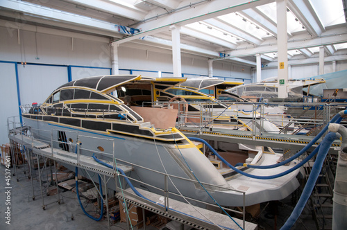 Photo: Italian shipyard Italian shipyard